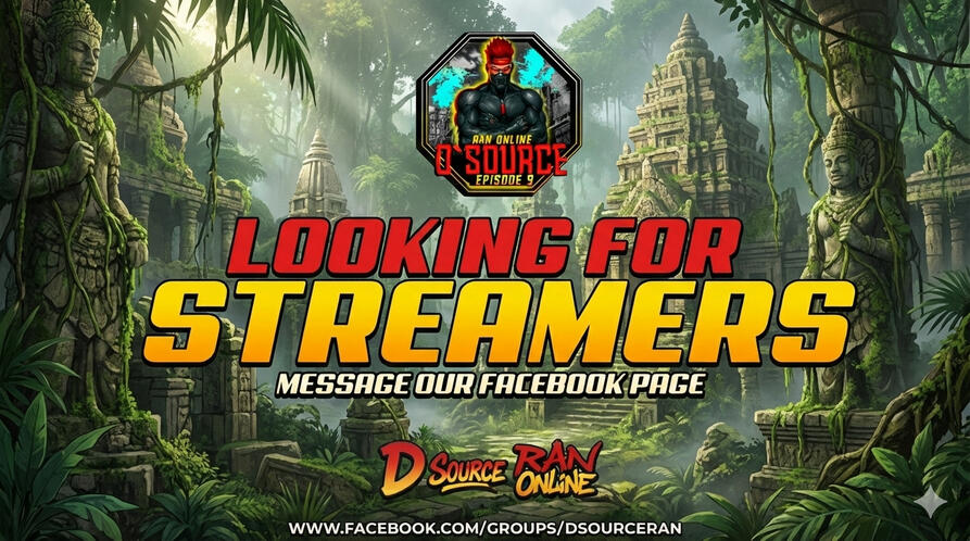 We are Looking for potential Streamers